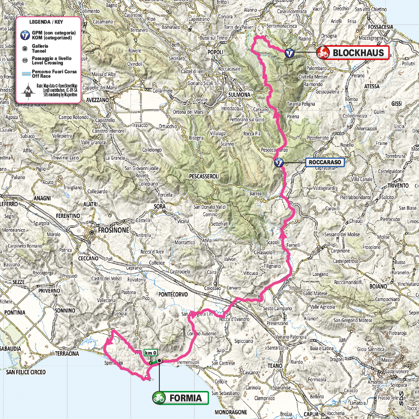 Routekaart Etappe 7