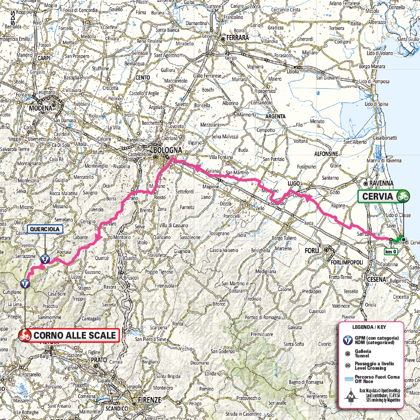 Routekaart Etappe 9